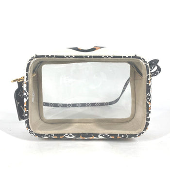 Louis Vuitton Shoulder Bag M67883 Leather Black Monogram Jungle Beach Porch Women