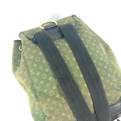 Louis Vuitton Backpack M92456 Monogram Mini Canvas Khaki Monogram Mini Montsouris Gm Unisex(Unisex)