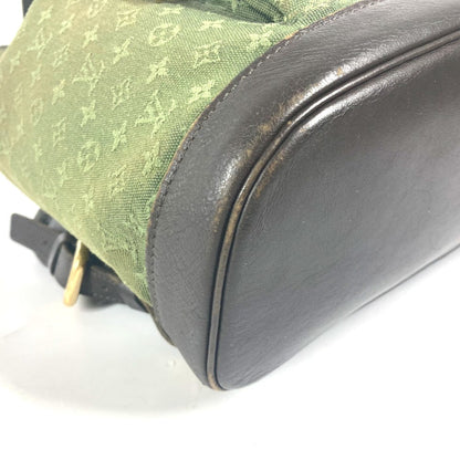 Louis Vuitton Backpack M92456 Monogram Mini Canvas Khaki Monogram Mini Montsouris Gm Unisex(Unisex)