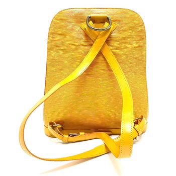 Louis Vuitton Backpack M52299 Epi Leather Yellow Epi Coblanc Unisex(Unisex)