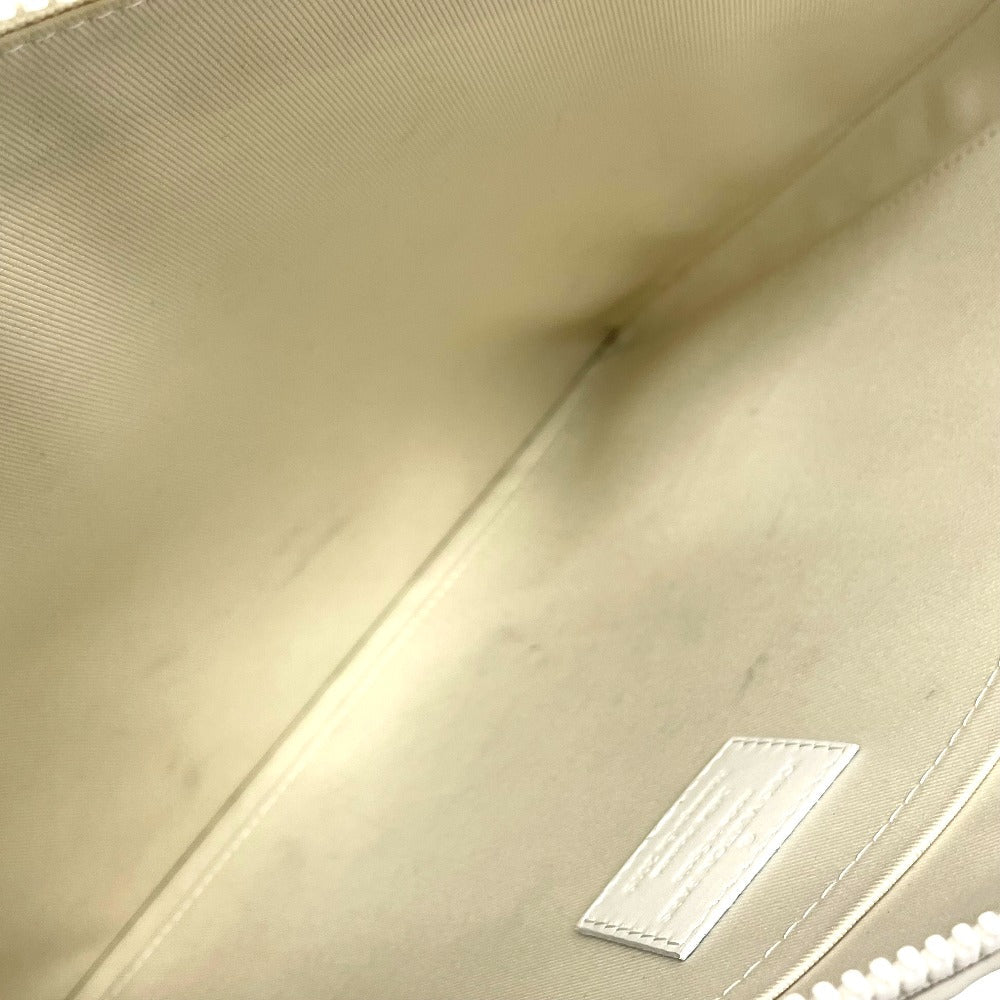 Louis Vuitton Clutch Bag M67462 Taurillon Clemence White Taurillon Clemence Monogram Pochette A4