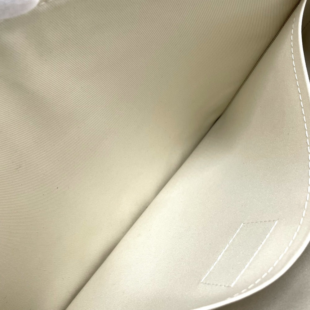 Louis Vuitton Clutch Bag M67462 Taurillon Clemence White Taurillon Clemence Monogram Pochette A4