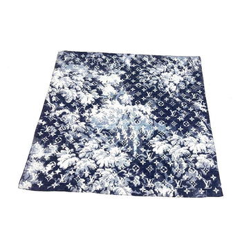Louis Vuitton Pouch Mp2886 Cotton Navy Monogram Bandana Tapestry Pouch And Bandana Set