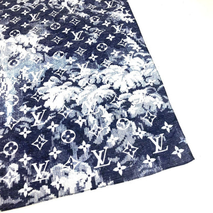 Louis Vuitton Pouch Mp2886 Cotton Navy Monogram Bandana Tapestry Pouch And Bandana Set