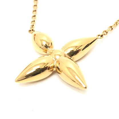 Louis Vuitton Necklace M00365 Gold Plated / Leather Gold Collier Louisette