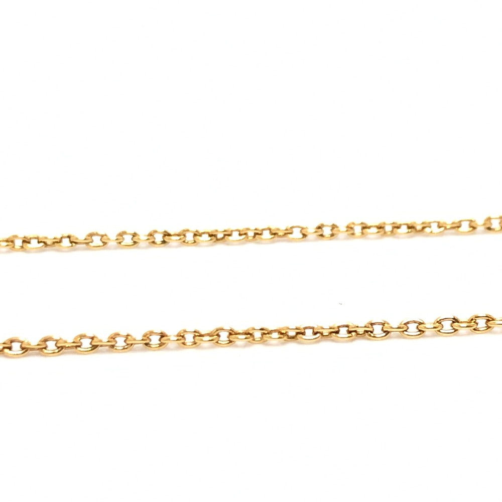 Louis Vuitton Necklace M00365 Gold Plated / Leather Gold Collier Louisette