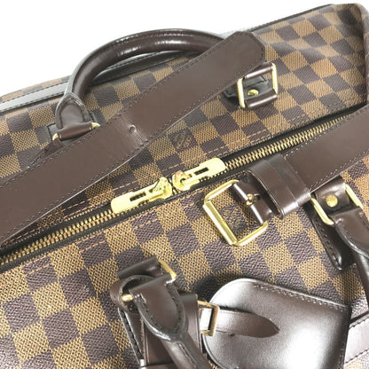 Louis Vuitton Boston Duffel Bag N41160 Damier Canvas Brown Damier Grimo 45 Unisex(Unisex)