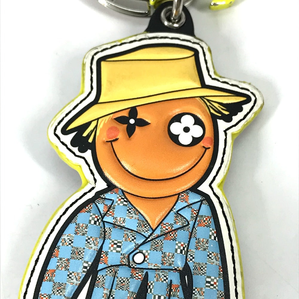 Louis Vuitton Key Ring Mp2922 Leather Multicolor Lv Friends Monogram Porto Cre Lv Scarecrow Mens