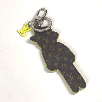 Louis Vuitton Key Ring Mp2922 Leather Brown Lv Friends Monogram Porto Cre Lv Scarecrow Women
