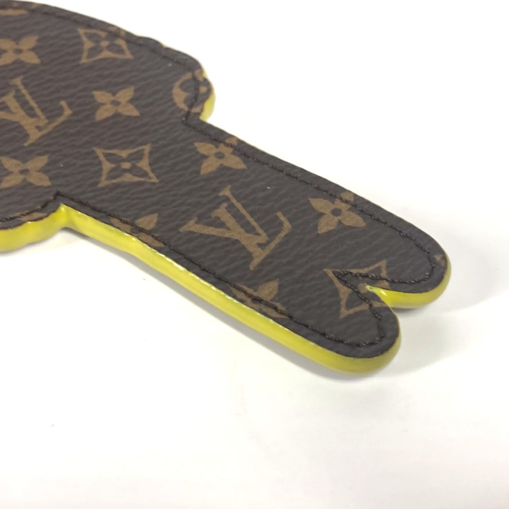 Louis Vuitton Key Ring Mp2922 Leather Brown Lv Friends Monogram Porto Cre Lv Scarecrow Women
