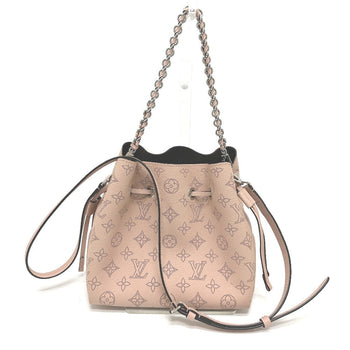 Louis Vuitton Shoulder Bag L57068 Monogram Mahina Leather Pink Monogram Mahina Bella Women