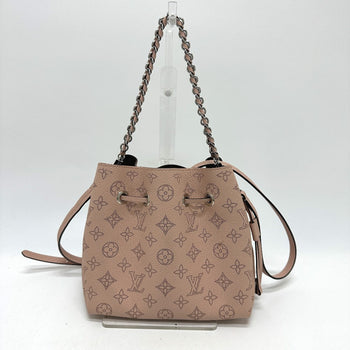 Louis Vuitton Shoulder Bag L57068 Monogram Mahina Leather Pink Monogram Mahina Bella Women