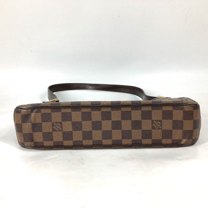 Louis Vuitton Shoulder Bag N51129 Damier Canvas Brown Damier Aubagne Women