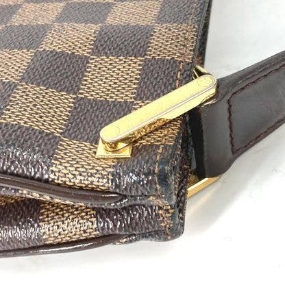 Louis Vuitton Shoulder Bag N51129 Damier Canvas Brown Damier Aubagne Women