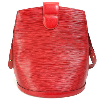Louis Vuitton Shoulder Bag M52257 Epi Leather Red Epi Cluny Women