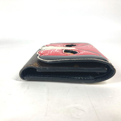 Louis Vuitton Trifold Wallet M67257 Monogram Canvas, Epi Leather Brown Monogram Kabuki Portefeuille
