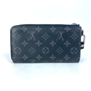 Louis Vuitton Long Wallet Purse M80994 Monogram Eclipse Canvas Black Monogram Eclipse Zippy