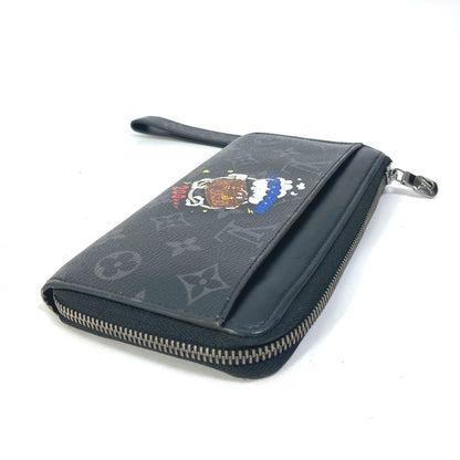 Louis Vuitton Long Wallet Purse M80994 Monogram Eclipse Canvas Black Monogram Eclipse Zippy