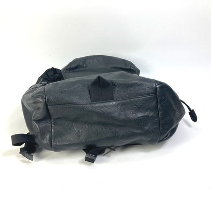 Louis Vuitton Backpack M43680 Leather Black Monogram Shadow Discovery Backpack Mens