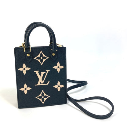 Louis Vuitton Shoulder Bag M81416 Monogram Ann Platt Leather Black Monogram Ann Platt Petit Sac