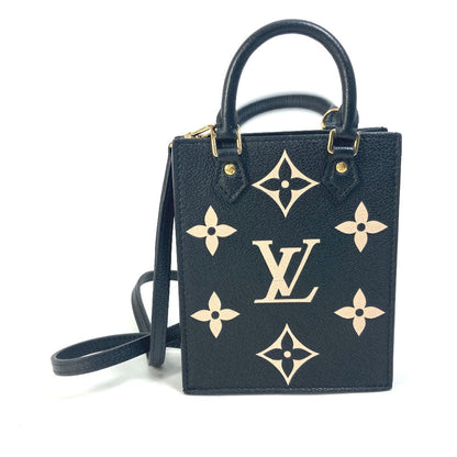 Louis Vuitton Shoulder Bag M81416 Monogram Ann Platt Leather Black Monogram Ann Platt Petit Sac