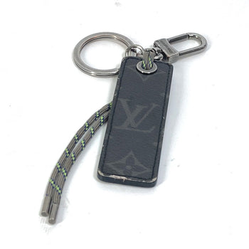 Louis Vuitton Key Ring Mp0929 Coated Canvas Gray Type Monogram Eclipse Glaze Portocle Tag Monogram