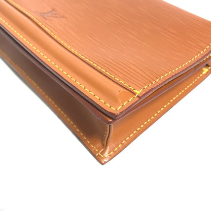 Louis Vuitton Pouch M52603 Epi Leather Brown Epi Santure Tilsit Women Secondhand