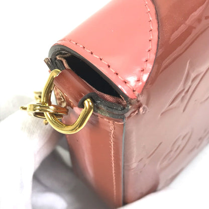 Louis Vuitton Shoulder Bag M62767 Patent Leather Pink Monogram Vernis Pochette Felice Women