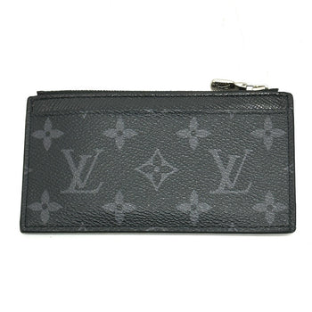 Louis Vuitton Coin Case M30271 Monogram Eclipse Canvas Black Coin Card Holder Mens
