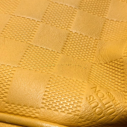 Louis Vuitton Tote Bag M41228 Damier Anfini Leather Yellow Damier Infinie Tadao Mens