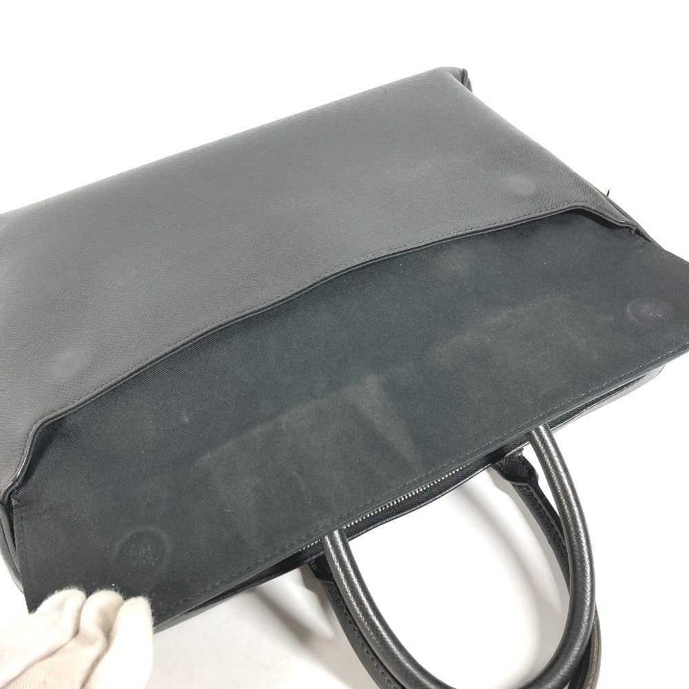 Louis Vuitton Business Bag M30440 Taiga Leather Black Taiga Alex Mens
