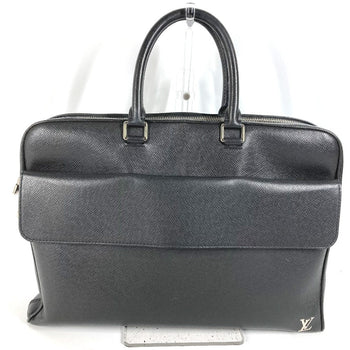 Louis Vuitton Business Bag M30440 Taiga Leather Black Taiga Alex Mens