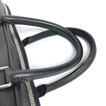 Louis Vuitton Business Bag M30440 Taiga Leather Black Taiga Alex Mens