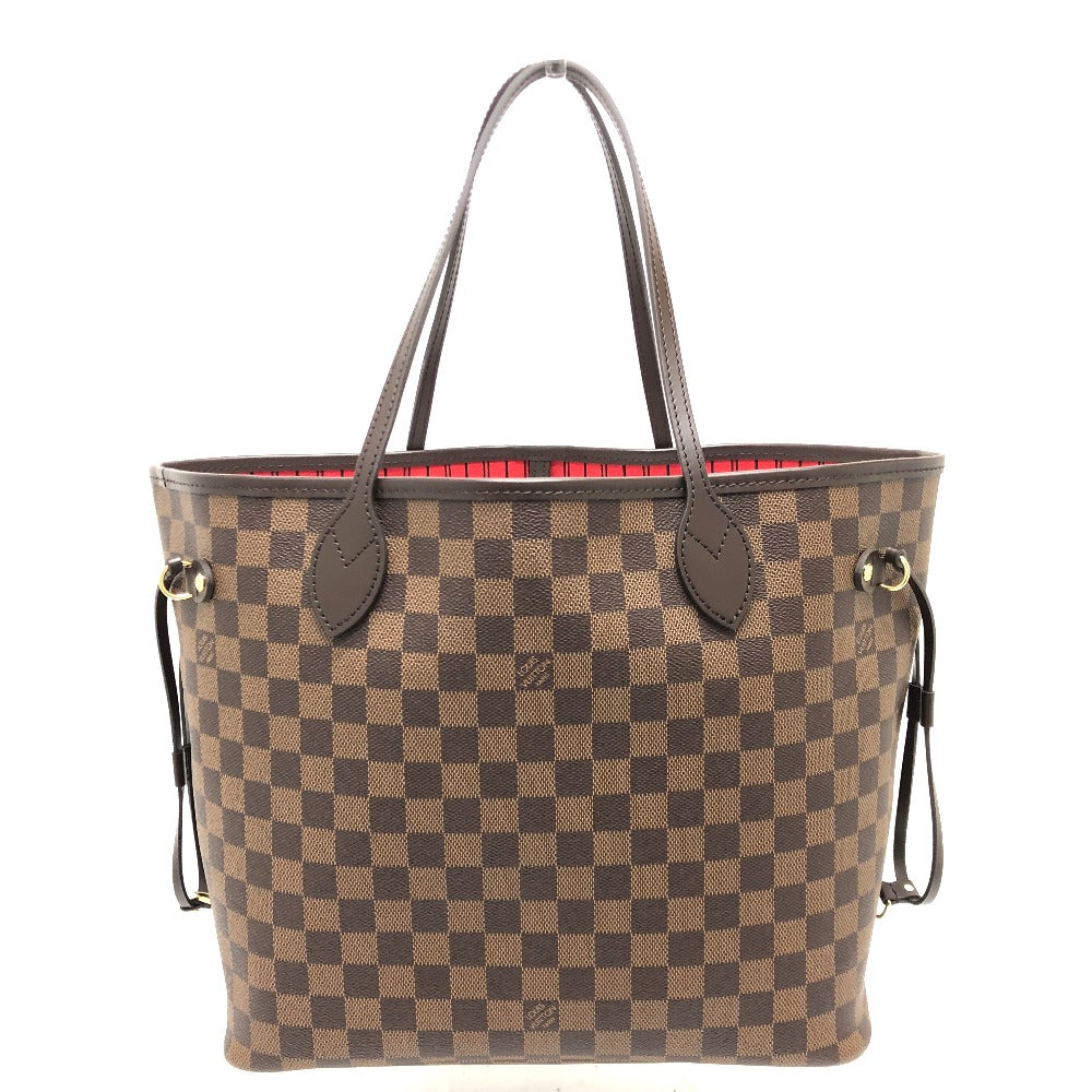 Louis Vuitton Tote Bag N40599 Damier Canvas Brown Neverfull Mm Women