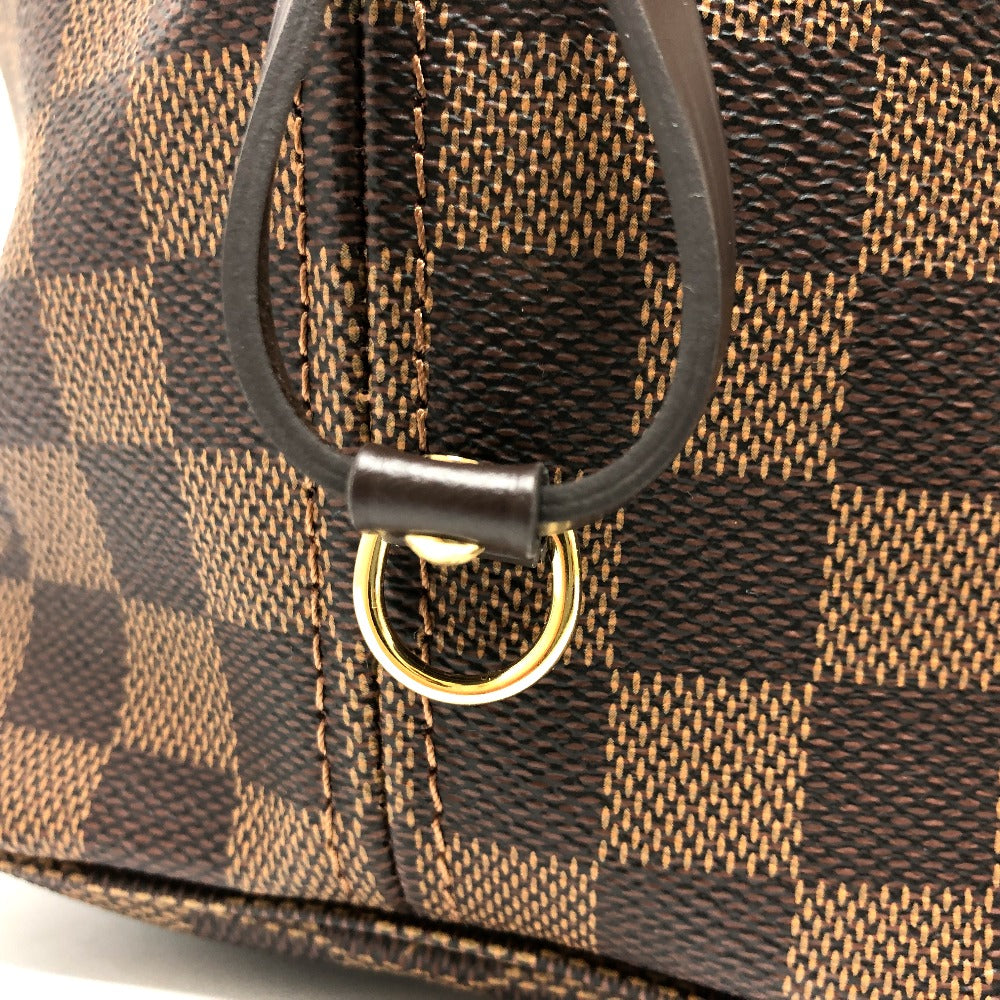 Louis Vuitton Tote Bag N40599 Damier Canvas Brown Neverfull Mm Women