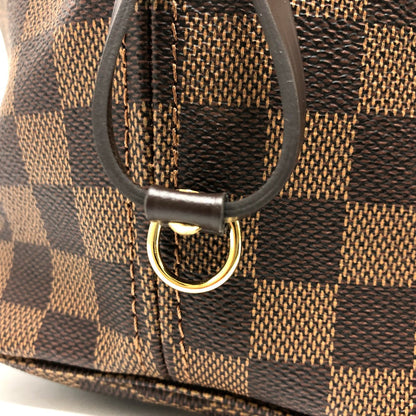 Louis Vuitton Tote Bag N40599 Damier Canvas Brown Neverfull Mm Women