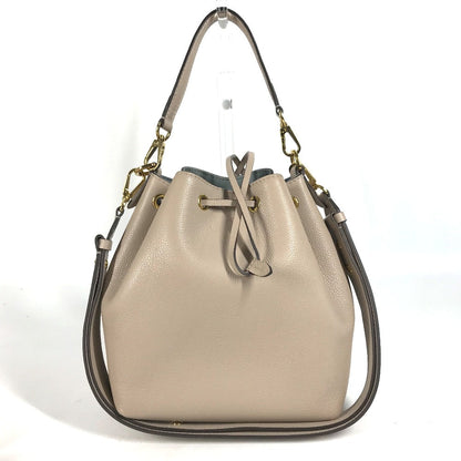 Louis Vuitton Shoulder Bag M57688 Leather Beige Handbag Rock Me Bucketnv Women