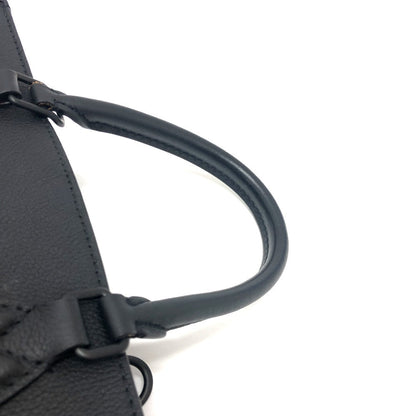 Louis Vuitton Handbag M55845 Grain Calfskin Leather Black Rock Me Tote Pm