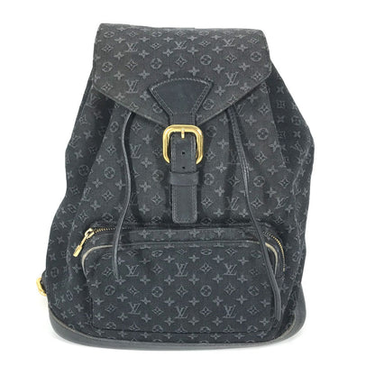 Louis Vuitton Backpack M92455 Monogram Denim Blue Monogram Mini Denim Montsourisgm Women