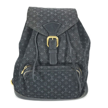Louis Vuitton Backpack M92455 Monogram Denim Blue Monogram Mini Denim Montsourisgm Women