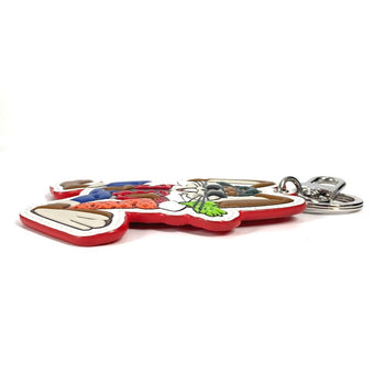 Louis Vuitton Key Ring M00963 Leather Multicolor Monogram Portocle Lv Rabbit