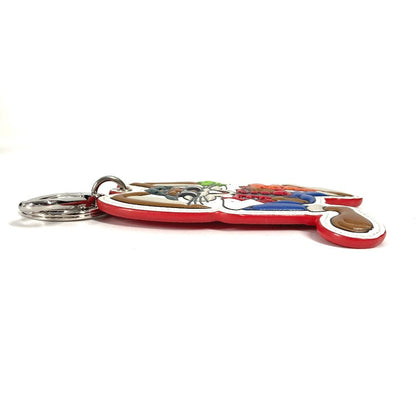 Louis Vuitton Key Ring M00963 Leather Multicolor Monogram Portocle Lv Rabbit