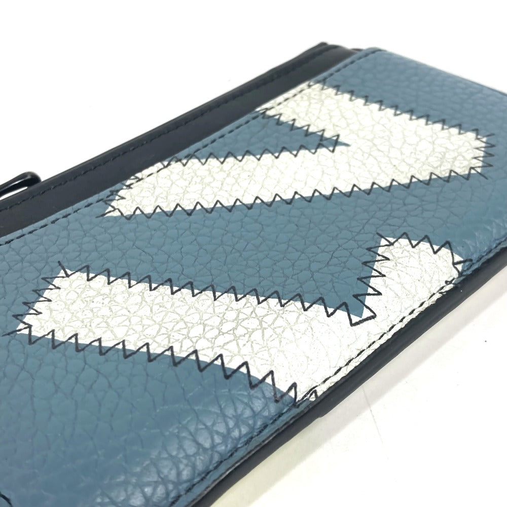 Louis Vuitton Coin Case M81314 Leather Blue Coin Card Holder Mens