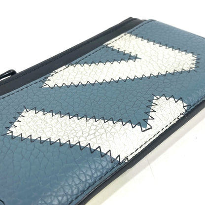 Louis Vuitton Coin Case M81314 Leather Blue Coin Card Holder Mens