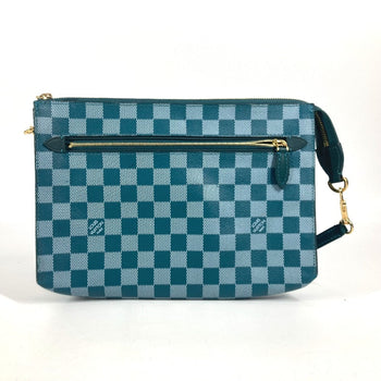 Louis Vuitton Shoulder Bag N41310 Pvc / Leather Green Damier Color Module Unisex(Unisex)