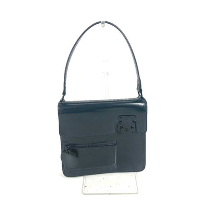 Louis Vuitton Handbag M92810 Monogram Mat Leather Black Monogram Mat Op Art Squarely Women