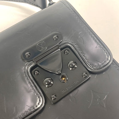 Louis Vuitton Handbag M92810 Monogram Mat Leather Black Monogram Mat Op Art Squarely Women