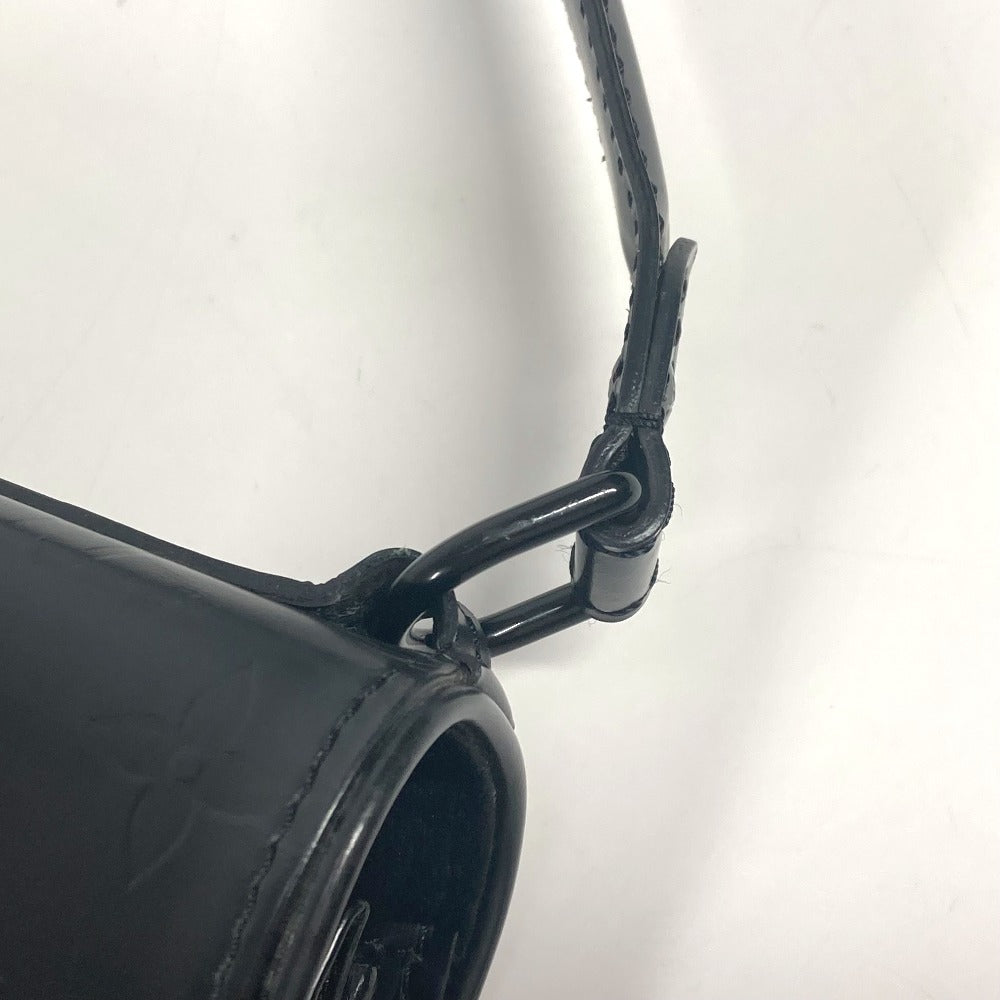 Louis Vuitton Handbag M92810 Monogram Mat Leather Black Monogram Mat Op Art Squarely Women