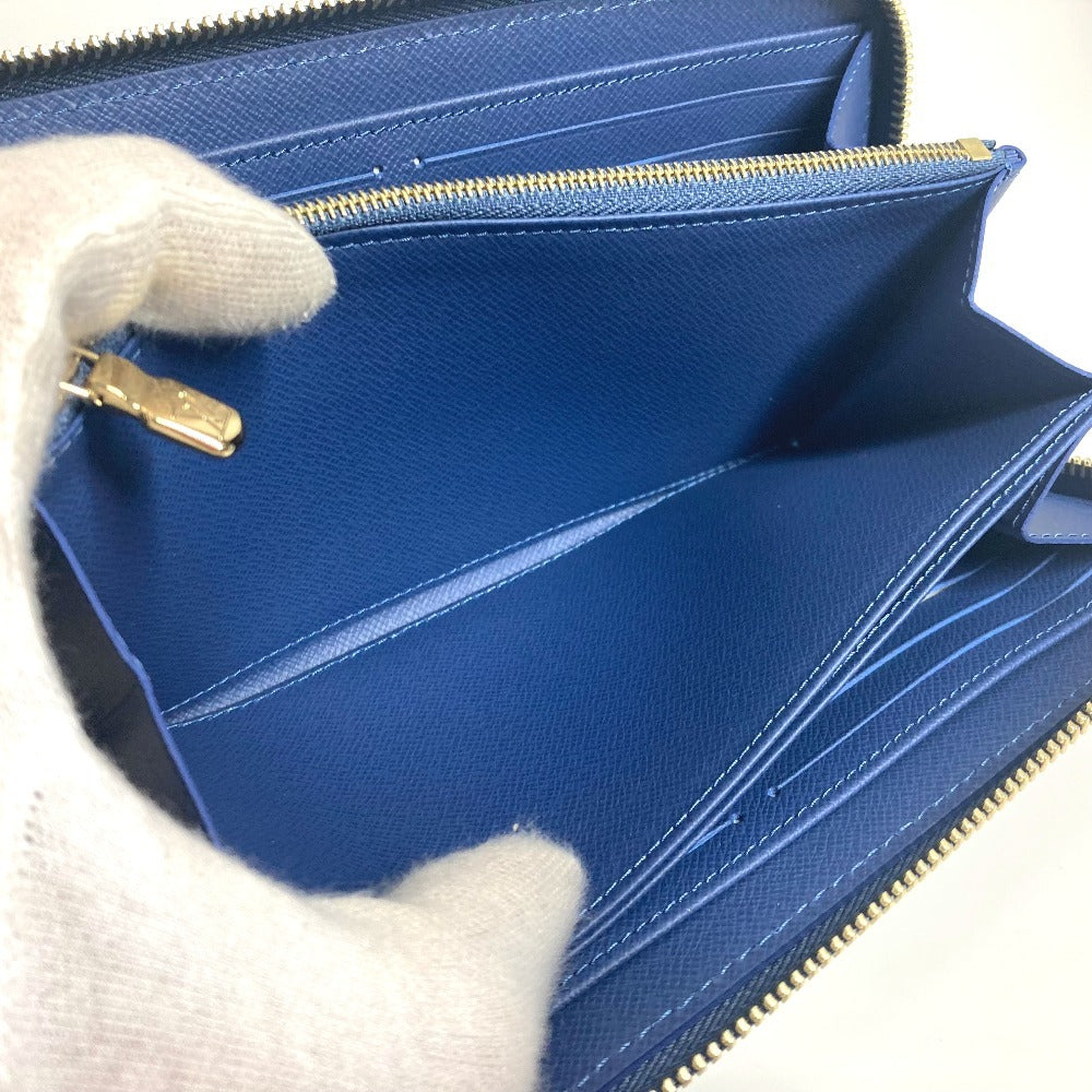 Louis Vuitton Long Wallet Purse M23161 , Monogram Cherry Denim Blue Takashi Murakami Collaboration