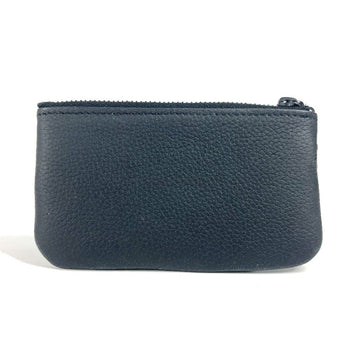 Louis Vuitton Coin Case M81031 Leather Black Aerogram Pochette Cre Mens(Unisex)